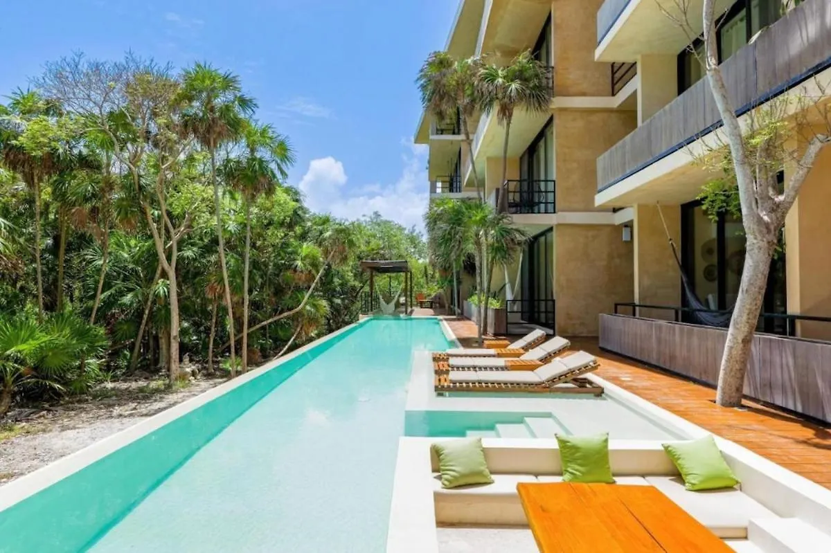 Apartment In Tankah Bay Tulum Where Jungle Meets Beach location